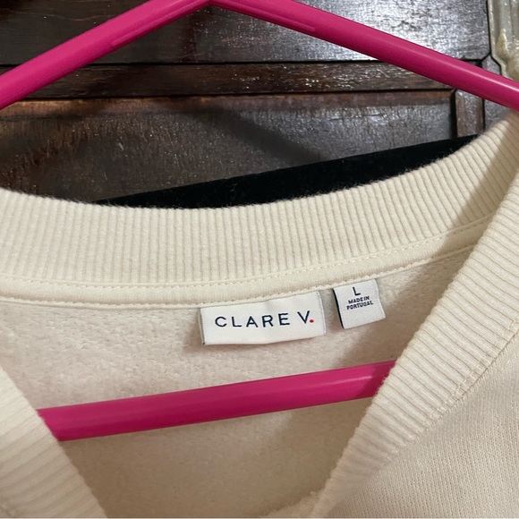 Clare V Deja Vu Sweatshirt Size L - Picture 3 of 3